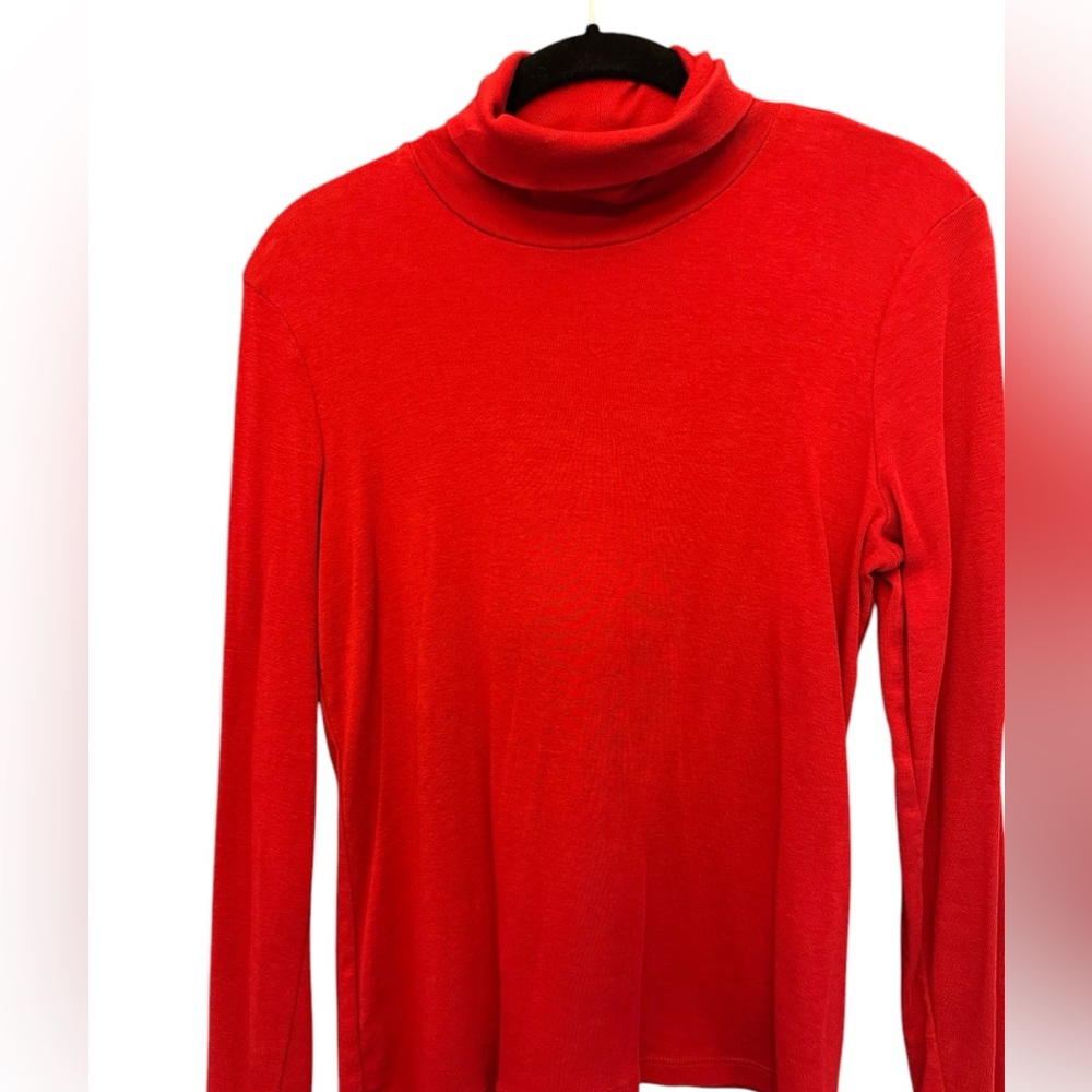 Talbots lightweight cotton turtleneck red
MP